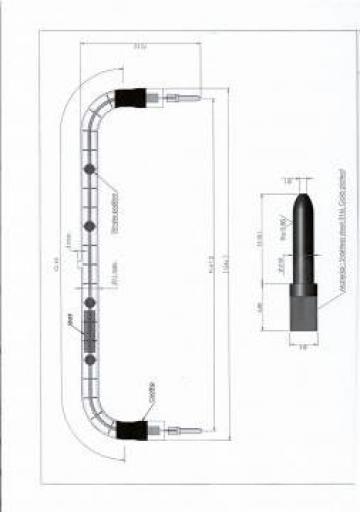 Lampa InfraRed lamps DES 400V, 2500W, 260 IU1