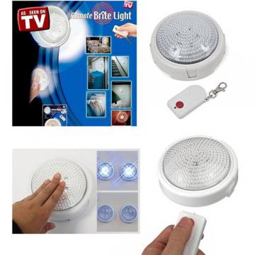 Lampa LED cu baterii si telecomanda Remote Brite Light