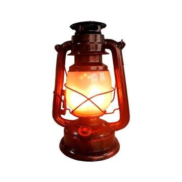 Lampa LED felinar 5W - bronz - cu baterie