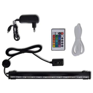 Lampa LED submersibila de acvariu cu bule, 32 cm
