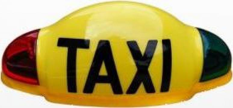 Lampa Taxi cu leduri 5m cablu, mufa si 2 ventuze magnetice