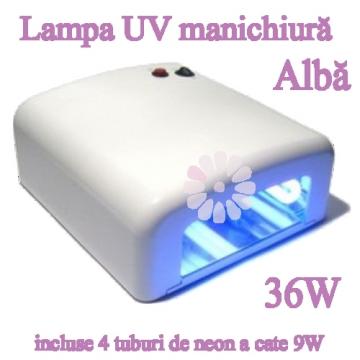 Lampa UV 36W manichiura alba