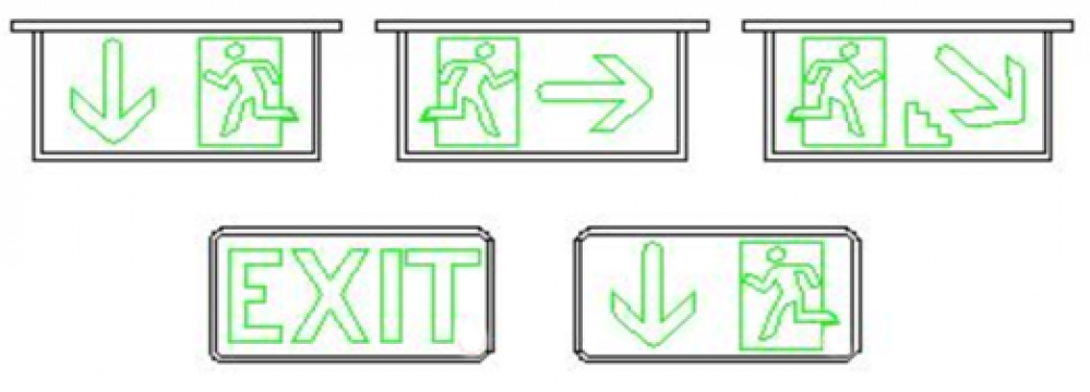 Lampa aplicata - Exit