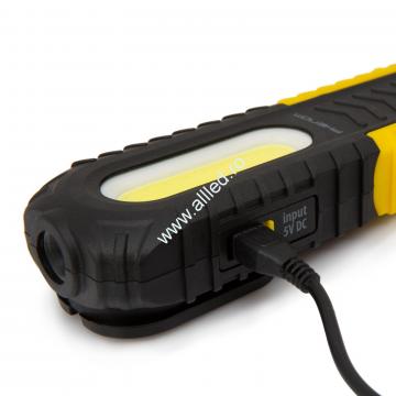 Lampa de lucru COB LED, 2 in 1, cu acumulator