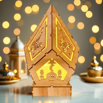 Lampa de masa in stil islamic alimentata cu baterii