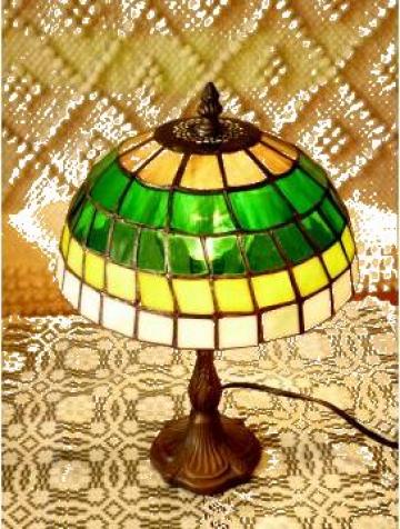 Lampa de masa verde Tiffany