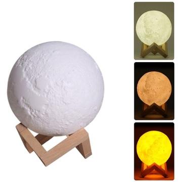 Lampa de veghe in forma de luna cu umidificator Luna Moon 3D