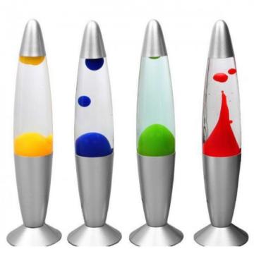 Lampa decorativa Lava Lamp cu ceara colorata miscatoare