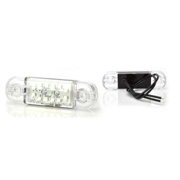 Lampa gabarit led 716 W97.3, 12V-24V, pozitie alb Was