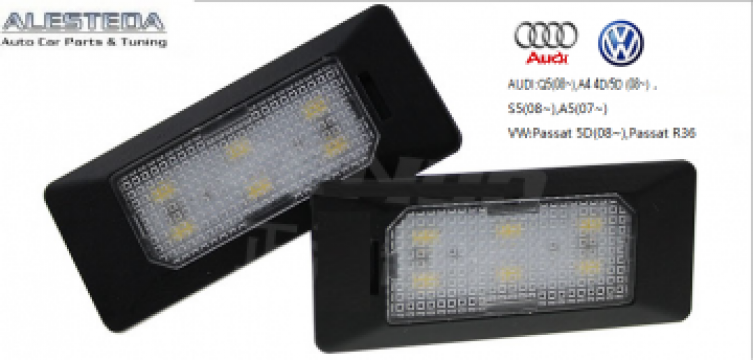 Lampa numar LED Audi Q5, A4, A5, S5, TT VW Passat 5 usi