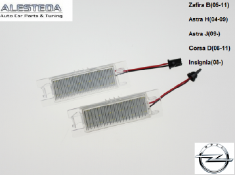 Lampa numar LED Opel Zafira B, Astra H, Astra J, Corsa D