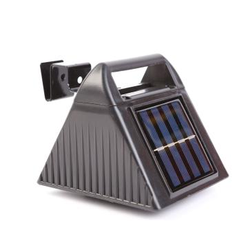 Lampa solara pentru jgheab cu led-uri lumina alb rece