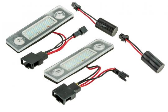 Lampi LED numar inmatriculare Skoda Octavia II 2004-2012