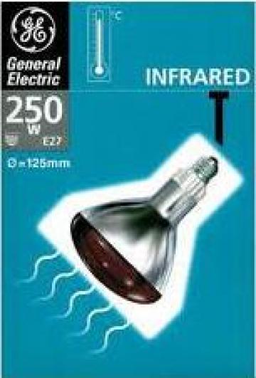 Lampi infrarosu General Electric BR125 230-250V 250W