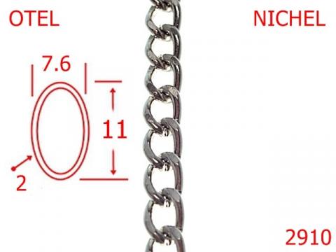 Lant otel 7.6 mm 2 nichel 7L4 2910