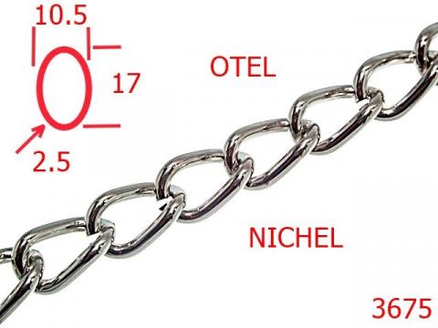 Lant otel poseta 10.5 mm 2.5 nichel 14L2 3675