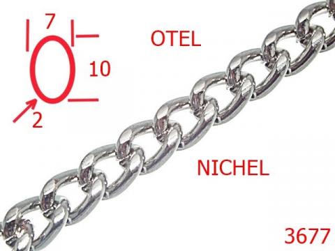 Lant otel poseta 7 mm 2 nichel 14J3 3677