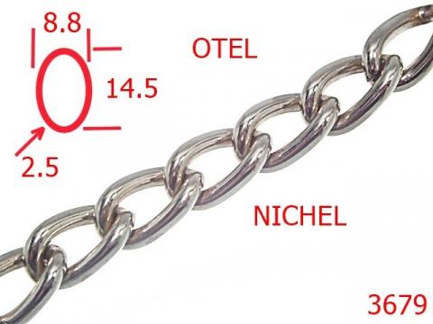 Lant otel poseta 8.8 mm 2.5 nichel 14D8 3679