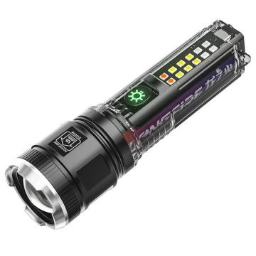 Lanterna profesionala de mana transparenta cu led P70+6 Smd