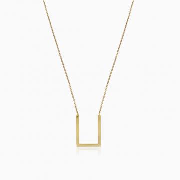 Lantisor cu pandantiv, argint 925 Three lines
