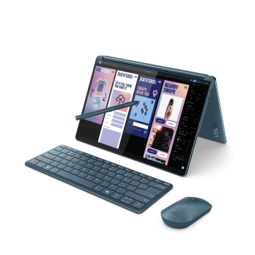 Laptop Lenovo Yoga Book 9 13IMU9, 2x 13.3" 2.8K (2880x1800)