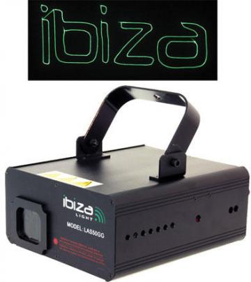 Laser disco grafic verde Ibiza Light LAS50GG
