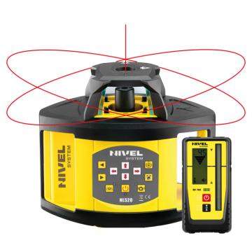 Laser rotativ Nivel System NL520R Digital, fascicul rosu