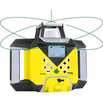 Laser rotativ Nivel System NL720G Digital, fascicul verde