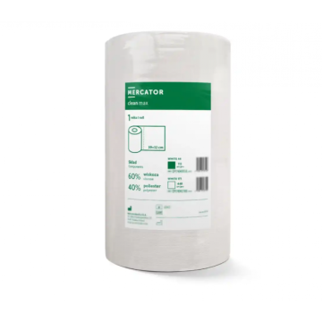 Laveta profesionala de curatare, Clean Max 44 m/ rola, alb