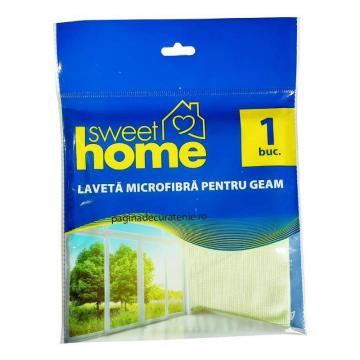 Lavete microfibra pentru geamuri Sweet Home