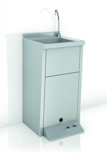 Lavoar din inox cu dubla pedala Genwec