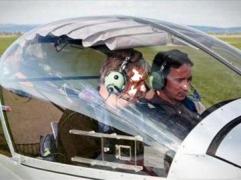 Lectie de zbor cu avionul