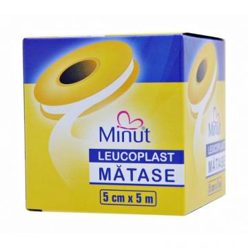 Leucoplast matase - 5 cm x 5 m - Minut
