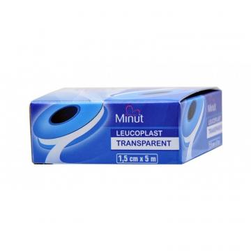 Leucoplast plastic transparent - 1.5 cm x 5 m - Minut