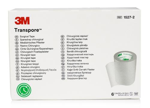 Leucoplast plastic transparent Transpore 3M - 5 cm x 9.1 m