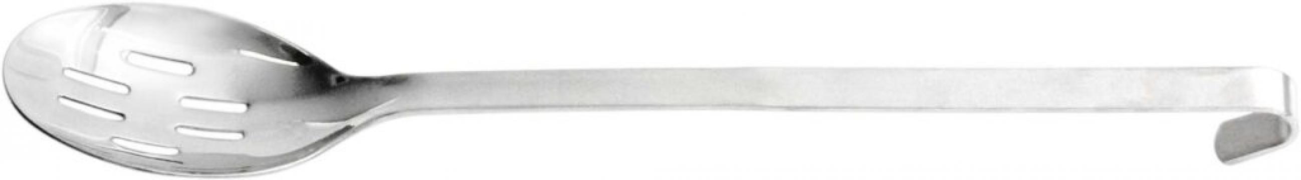 Lingura inox servire perforata monobloc 40 cm