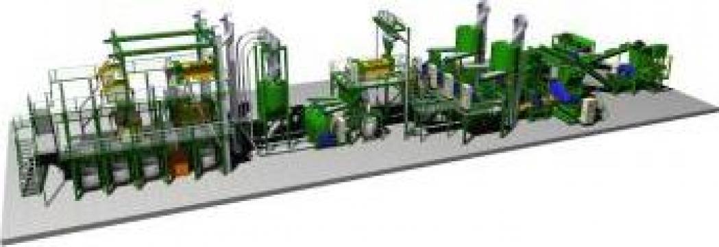 Linie reciclare cauciuc - auto si camion