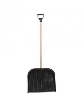 Lopata pentru zapada plastic rotunjit buza metalica