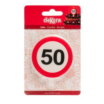Lumanare aniversara 50 - deKora