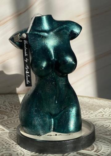 Lumanare parfumata decorativa din ceara de palmier