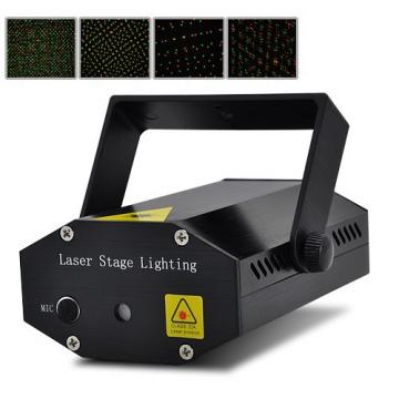 Lumina disco Mini Stage Lighting Strobolaser QC-09