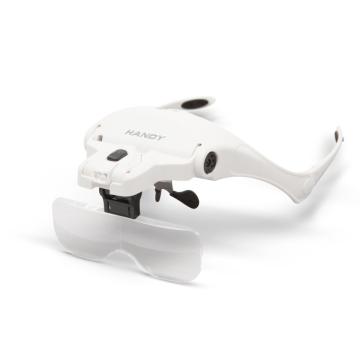 Lupa de cap cu iluminare led+ lentila dubla si 5 lentile