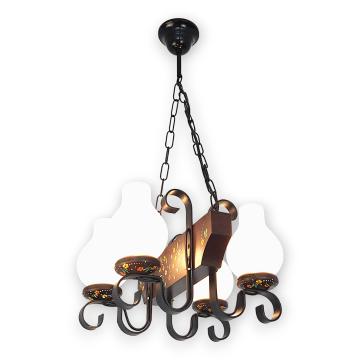 Lustra Vela 4X E14 Wenge pictat EX-00298