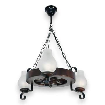 Lustra roata D30 3X E14 wenge EX-00306