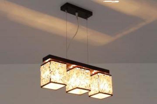 Lustra suspensie 3 x 40W wenge Lombardia