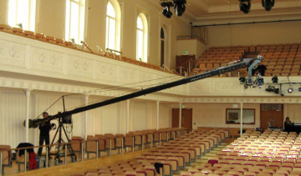 Macara video Jimmy Jib Triangle video crane 12 meters