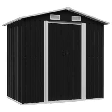 Magazie depozitare gradina antracit 204x132x186cm