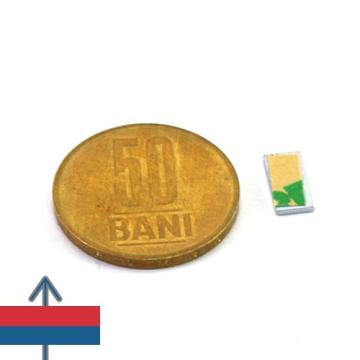Magnet neodim bloc 10 x 5 x 1 mm autoadeziv