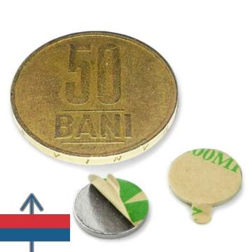 Magnet neodim disc 10 x 1 mm adeziv