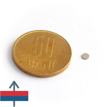 Magnet neodim disc 3 x 0,5 mm